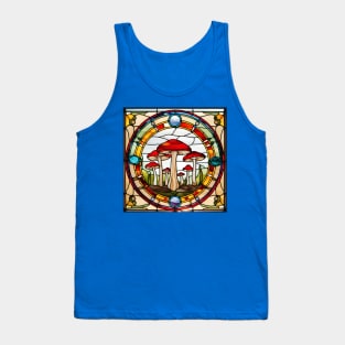 Red Mush Flush Stained Glass Tank Top